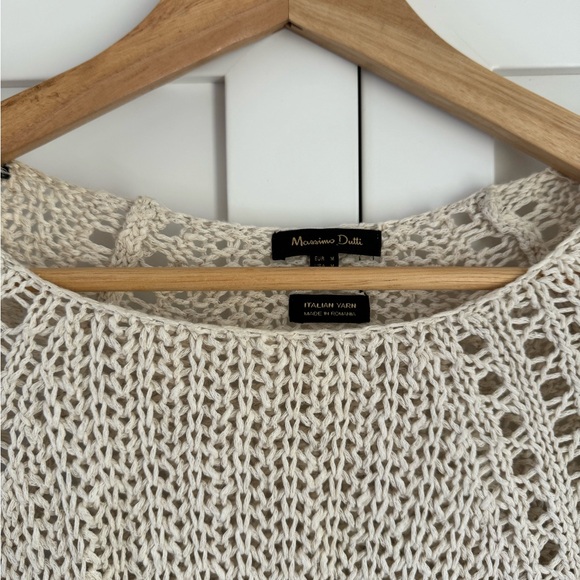 Knit Cotton and Linen Sweater - Picture 2 of 3